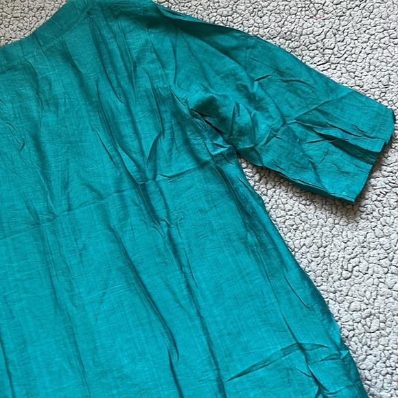 NWT Ekouaer Women's V-Neck Swimsuit Beach Bikini Beachwear Button Down Coverups - Picture 11 of 12